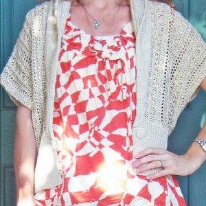 Anthropologie Judy Tee Orange Large